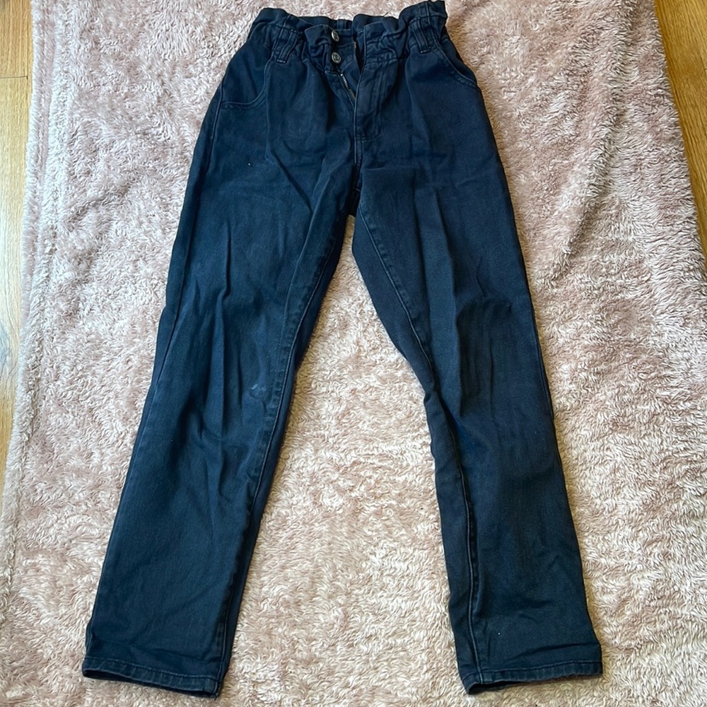 PacSun Mom Jeans Size 23 Black Gray bundle to save
